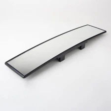 Universal 300MM Wide Flat Interior Clip On Rear View Clear Glass Mirror