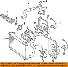 TOYOTA OEM 16363-0A070 Engine Cooling Fan Motor 1999-03 SIENNA 163630A070