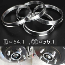 For Toyota Scion Miata 56.1mm (Wheel) to 54.1mm (Hub) Centric Rim Spacer Ring x4