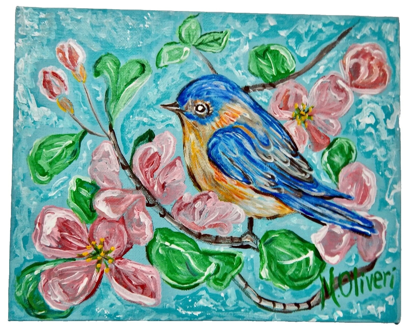 Aves de Acrílico Pinturas de Arte