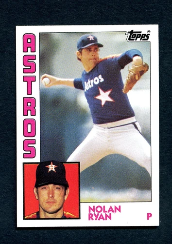 1984 Topps Baseball Card #470 Nolan Ryan Astros NrMT