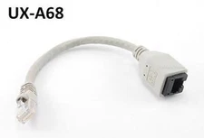 7.5inch Cat6 Ethernet RJ45 Male/Female CrossOver Adapter, CablesOnline UX-A68