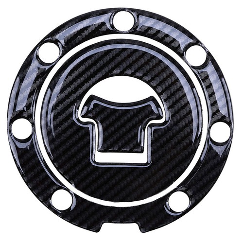 Kohlefaser Tankdeckel-Aufkleber Für BMW R1200GS / F800GS / S1000R & Mehr – Doppelset, Schwarz, Selbstklebend