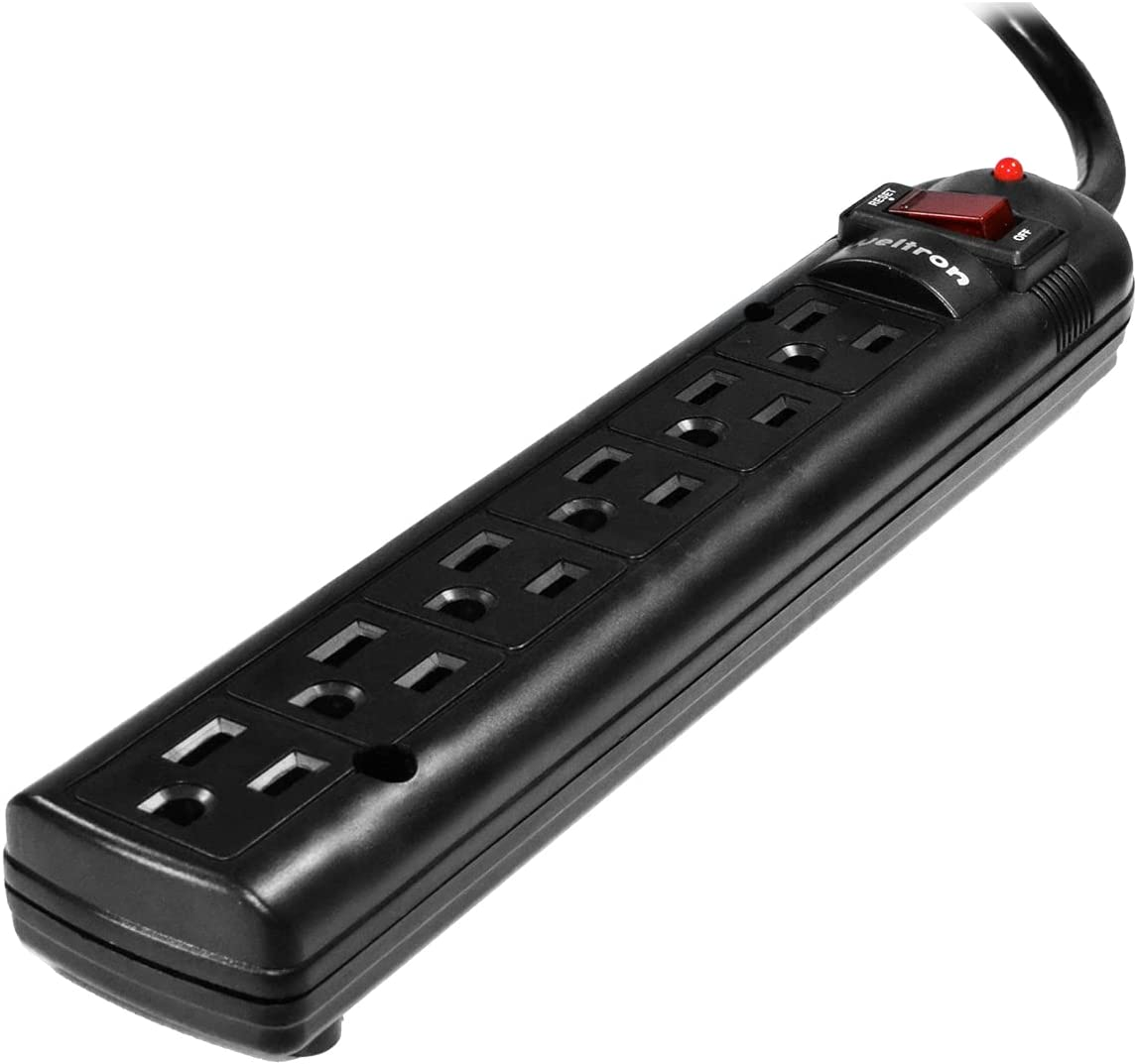 Surge Protector 3FT. (WSP-600PLF-3BK)-image
