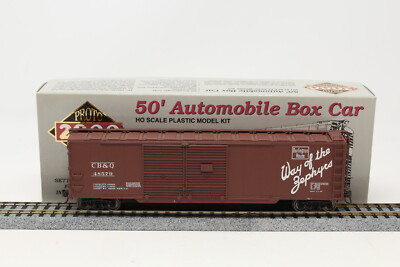 HO Proto 2000 50' DD Auto Box Car Way of the Zephyrs CB&Q 48579 Built