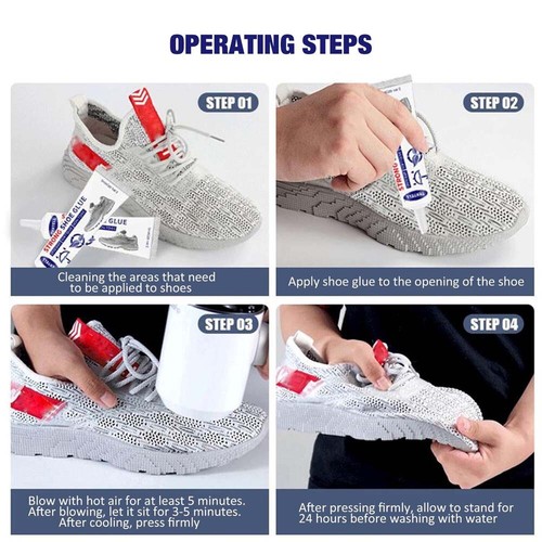 Shoe Sole Repair Glue: Adhesive for Sneakers, Boots, Soles, Heels - Picture 8 of 10