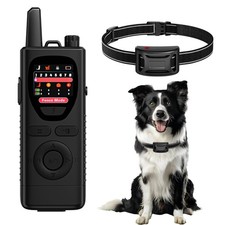 Wireless Dog Fence System - 2-in-1 Pet Containment Training Collar with Acc...