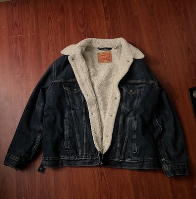 Levi's Sherpa Trucker Men's Jacket, Mays - Size XL