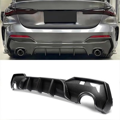 Rear Bumper Diffuser with Lamp for 4 Series 2020-2022 G22 G23 M-Sport