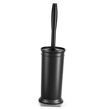 Toilet Brush, Toilet Bowl Brush with Extra Long Handle Durable Bristles Black
