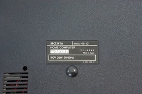 MSX SONY HIT BIT Home Computer HB-101 Tested JAPAN Game 233834