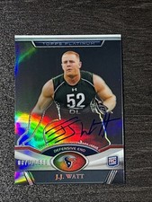 J.J. Watt RC Auto 2011 Topps Platinum /1550 Refractor Rookie #86