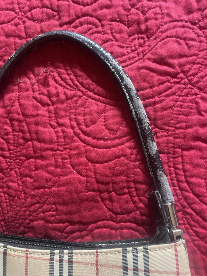 Burberry винтажный Y2K наплечная сумка клетку печать подлинный б/у - Изображение 2 из 4