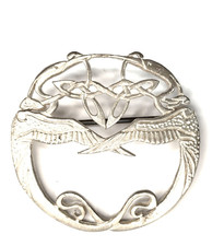Vintage TAIN by DS Douglas Medium Scottish Sterling Silver Heron Brooch