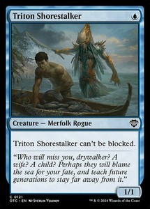 Triton Shorestalker #121 Commander: Outlaws of Thunder Junction