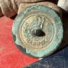 Dug Civil War 💥 🇺🇸 💣 Gilt Back Flat Eagle Back Button  🦅