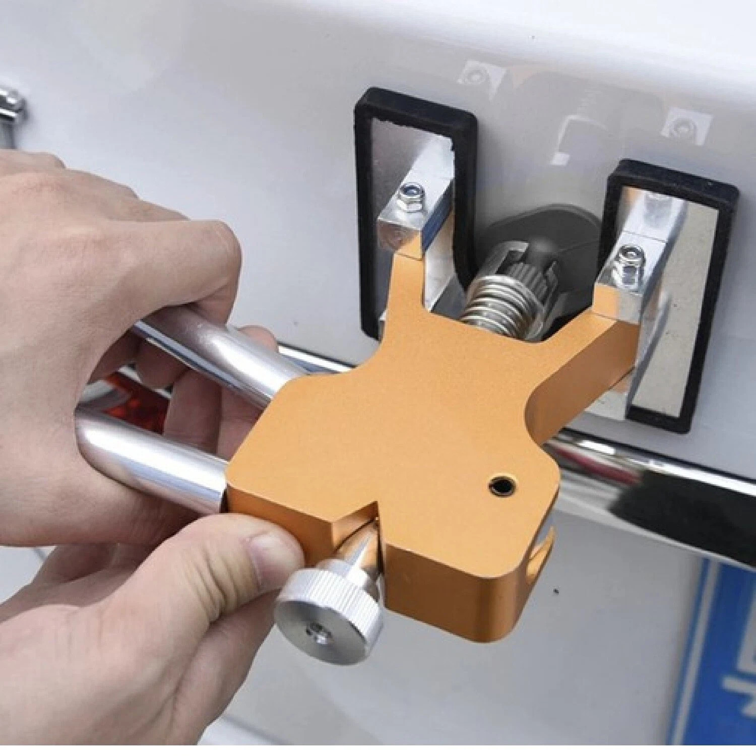- Senza marca/Generico - - Kit Tirabolli Carrozzeria Tira Bolle Bolli Auto Moto Riparazione Ammaccature - Miniatura 4