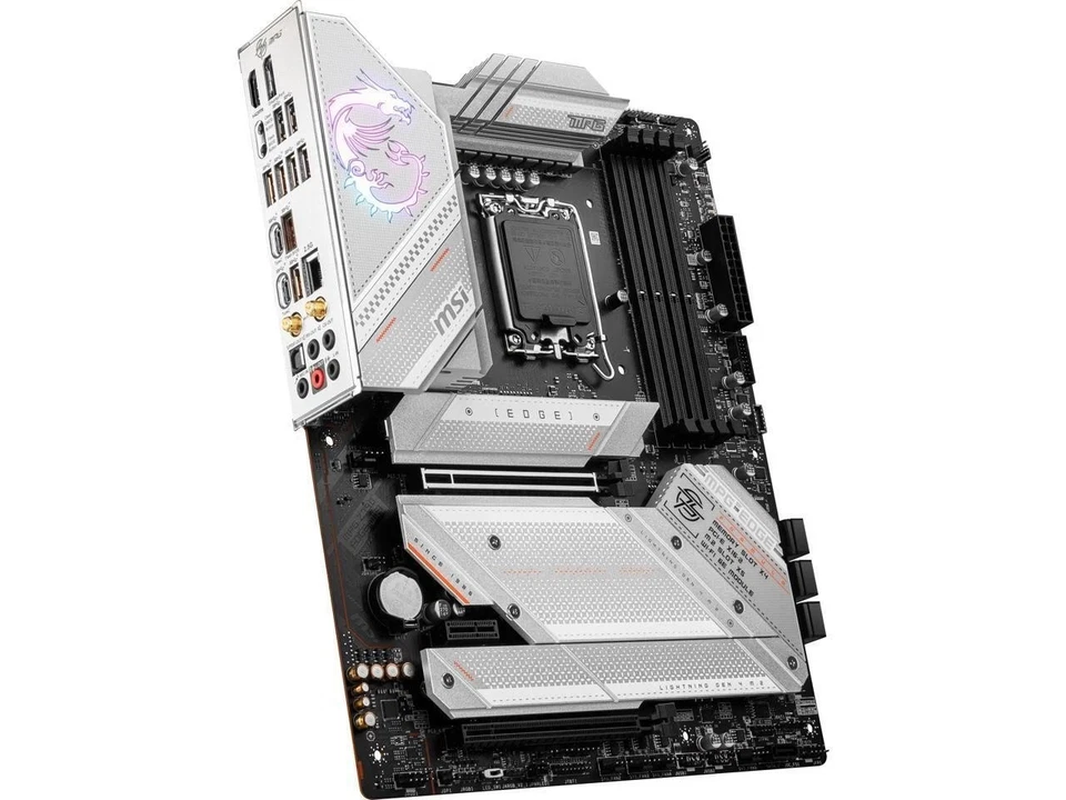 MSI MPG Z790 EDGE WIFI LGA 1700 Intel SATA 6Gb/s DDR5 ATX Motherboard - Image 4 of 4