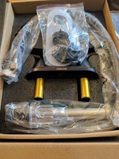 2 PARLOS two-handle bathroom sink faucets in Oil Rubbed Bronze.