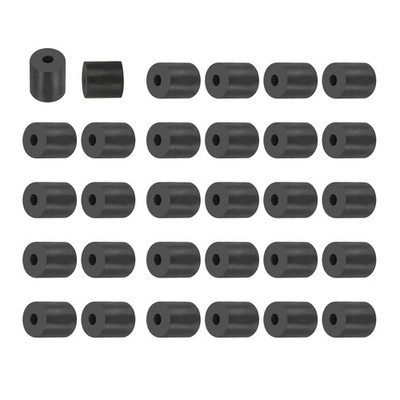 30 Pcs 0.2''ID x 0.63''OD x 0.6''T Multi Purpose Rubber Spacer