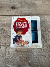 Vintage 1960 My Merry Dolly's Diaper Closet Empty Box 