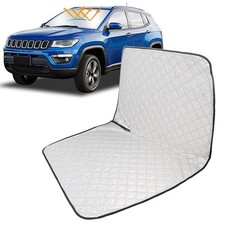 Car Foldable Windshield Sun Shade Visor Protector Custom For Jeep Compass 17-24
