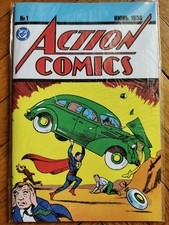 RARE Foreign Action Comics # 1 Reprint First Appearance Of Superman in Russian
