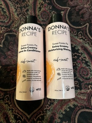 Donna's Recipe Sweet Potato Pie Extra Creamy Moisturizing Shampoo & Conditioner