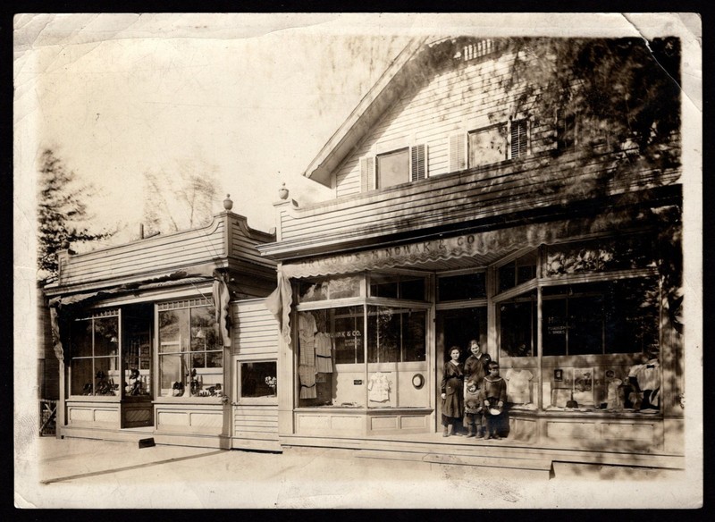 DRY GOODS STORE Photograph H. Nowak - Furnishings, Shoes, Notions, Clothing
