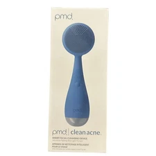 PMD Clean Acne Smart Facial Cleansing Device Blue Light Therapy Sonic Cleanser