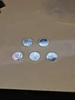 Lot of 5 • 1 Gram .999 Fine Silver Pieces • 5g Total • Bullion