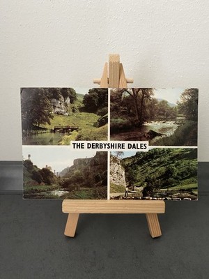Vintage Postkarte The Derbyshire Dales, Multiview, Großbritannien, Natur, 1967