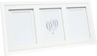 Deknudt S65KK1 Bilderrahmen Weiß Doppelpassepartout 3X 10X15 Cm