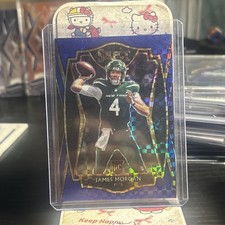 James Morgan 2020 Panini Select RC Premier Blue Prizm SP /149 #184 Jets