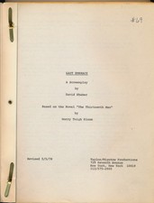 LAST EMBRACE 1978 Sam Levene Working Screenplay Used Jonathan Demme Movie | eBay US (Buy It Now)