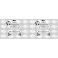 2X Sasic Achsmanschetten Satz Getriebeseitig Vorne Passend FüR Abarth 124 Grande