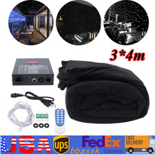 LED Star Curtain Wedding Stage Backdrop Birthday Party Background with Remote