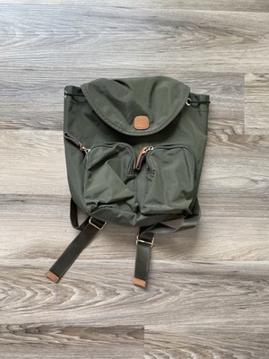 BRICS Green Nylon Backpack X-Collection Urban Backpack main image 2