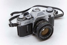 Canon AE-1 35mm Film Camera w/50mm F1.8 Lens TESTED