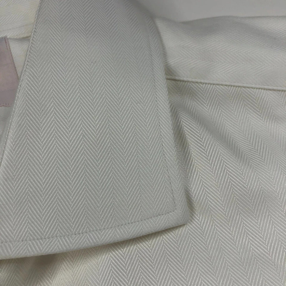 Thomas розовый 17/35 LS смокинг платье рубашка белая елочка новом - Изображение 3 из 4