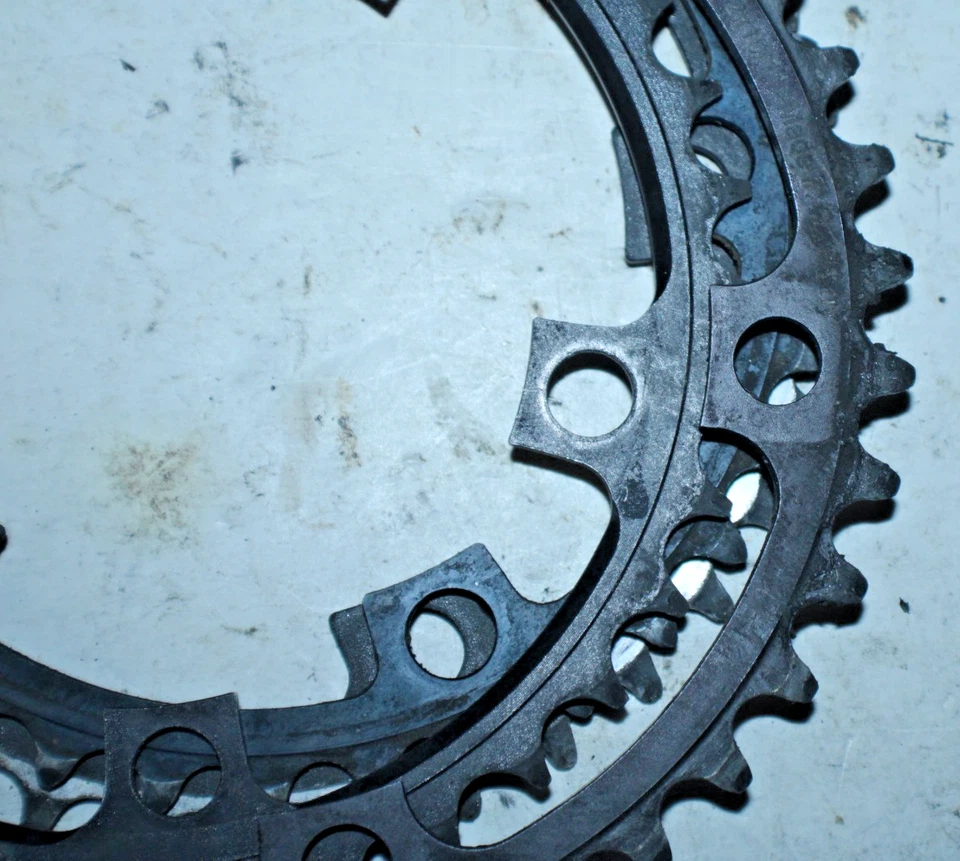 MTB Road Bicycle Chain Rings 5-Bolt 39/36/36/36 Teeth Black 110/130BCD 10 Speed! - Image 4 of 4