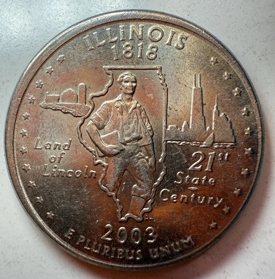 2003 Lincoln Quarter In Great Condition With Off Center Strike And DDR!! RARE - Image 2 of 4