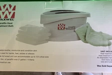 WaxWel Paraffin Bath Unit,100 Liners, 1 Mitt, 1 Bootie. Brand New