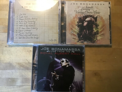 Joe Bonamassa [3 CD Alben]Acoustic Evening Vienna Royal Albert New Day Yesterday