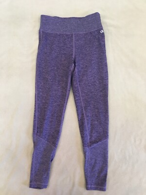 Gap Fit Brushed Tech Jersey Purple Leggings Medium Womens