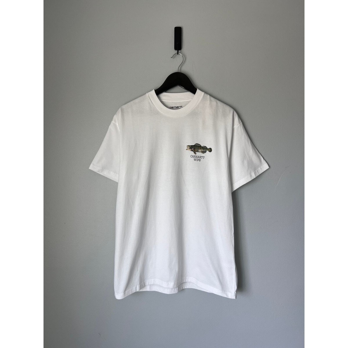 Carhartt WIP Fish Tee - Size Small - White - NEW | eBay
