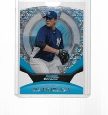 2011 BOWMAN CHROME BASEBALL DIE-CUT REFRACTOR MANNY BANUELOS #11