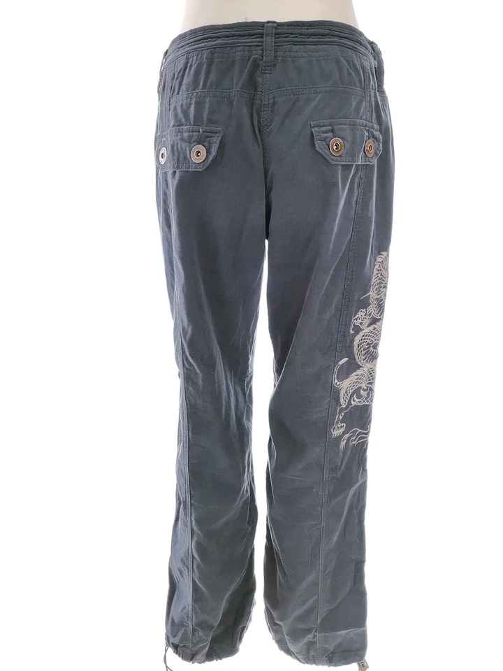 Cherokee  T. 10 (38) Turquesa Pantalones Casuales Algodón 100% - Imagen 3 de 4