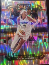 2024 Panini Select WNBA - Concourse Silver Flash Prizm #65 Rhyne Howard