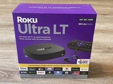 New/Sealed - Roku Ultra LT Streaming Device 4K/HDR/Dolby Vision & Voice Remote